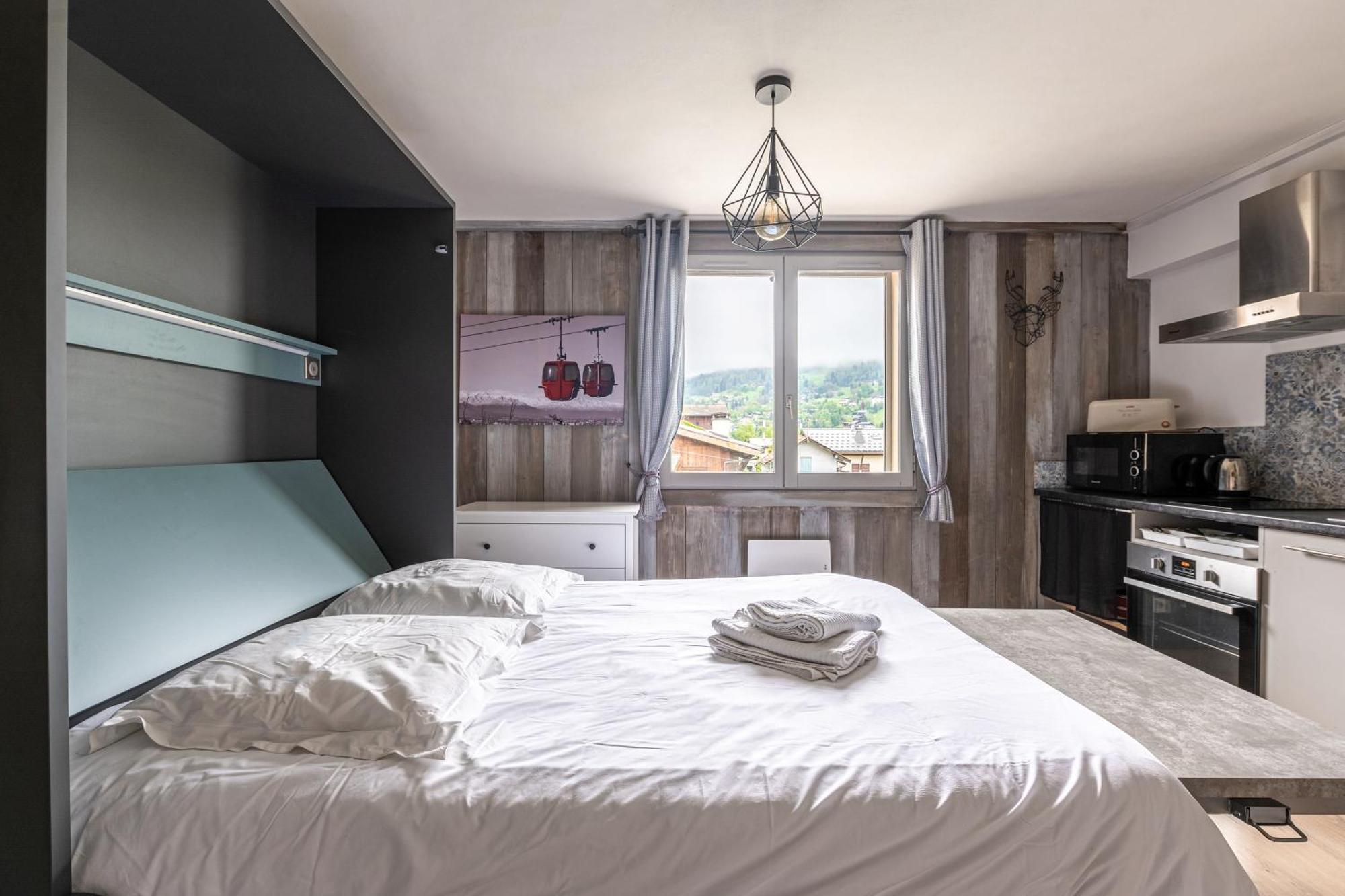 Appartements Vue Mont-Joly A 2 Pas Tramway Mont-Blanc - Studio 1 Piece Saint-Gervais-les-Bains Exteriér fotografie
