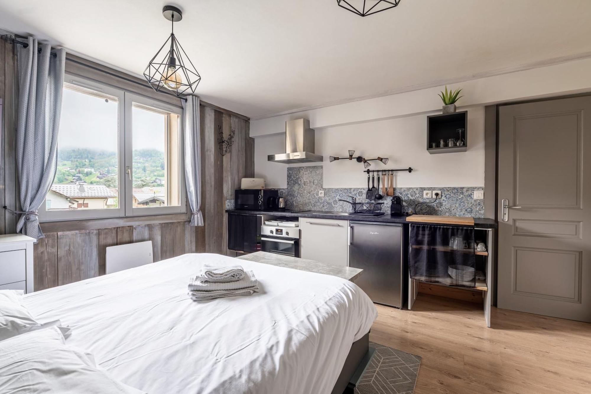 Appartements Vue Mont-Joly A 2 Pas Tramway Mont-Blanc - Studio 1 Piece Saint-Gervais-les-Bains Exteriér fotografie
